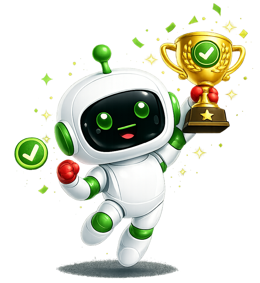 JobDoceo Autopilot mascot celebrating a successful application